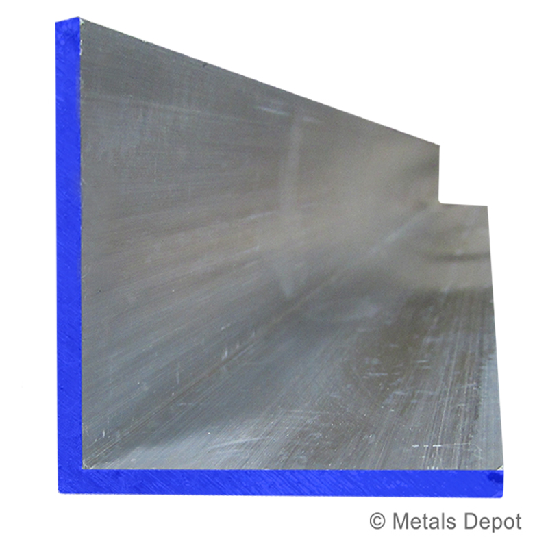 4 Pcs 6063 Aluminum Channel - 1x1/2 Inch, 1/8 Wall, 24 Long - T52 Mill Finish