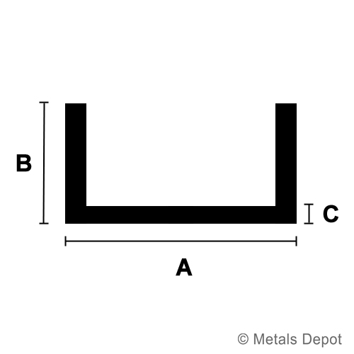 MetalsDepot® Shop Online! 6063 Aluminum Channel