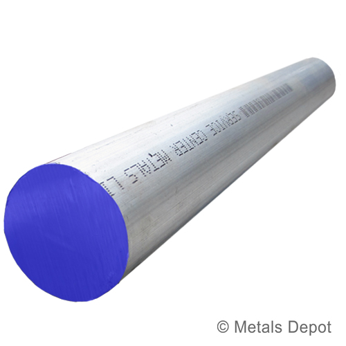 1-1/8" Diameter 6061 Aluminum Round Rod 12" Length T6511 Extruded 1.125 inch Dia