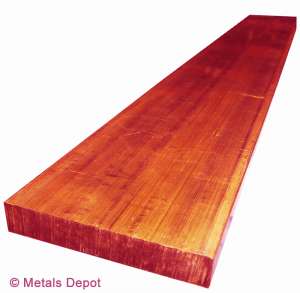 Copper FLAT BAR Flat Material Flat Cu-ETP 15 x 6 mm Length please choose *