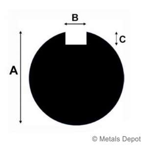 Keyed Shafting 1045 - Key Shaft