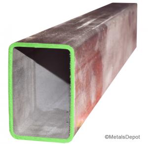 RMP Hot Rolled Carbon Steel Rectangular Tubing 6 Inch x 3 Inch Sides 12 Inch Length 3/16 Inch Wall 