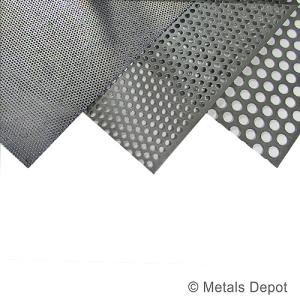 Metalsdepot Buy Perforated Steel Sheet Online