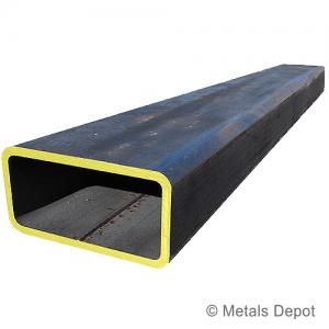 Mild Steel 12" inch long 2-1/2" Square Tube 3/16" wall 1-ft 