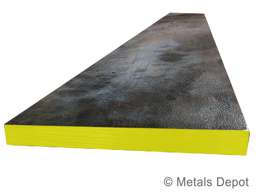 12" x 12" A36 Steel Sheet 1" Thick Ground Finish Low-Carbon Plate