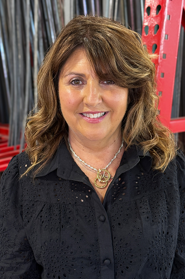 a woman smiling for the camera
