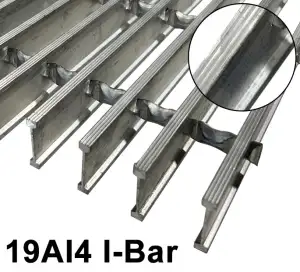 Aluminum I-Bar Grating