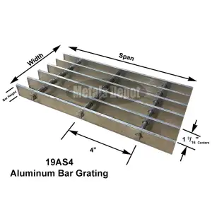 19AS4 Bar Grating