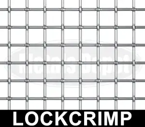 Lockcrimp Woven Stainless Wire Mesh