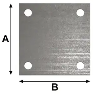 Stainless Base Plate