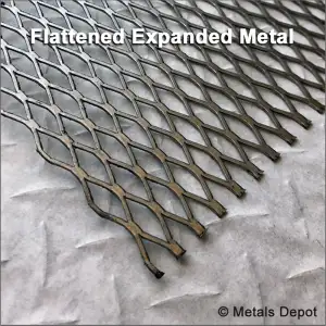 Steel Flattened Expanded Metal