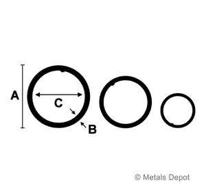 round steel tube welded