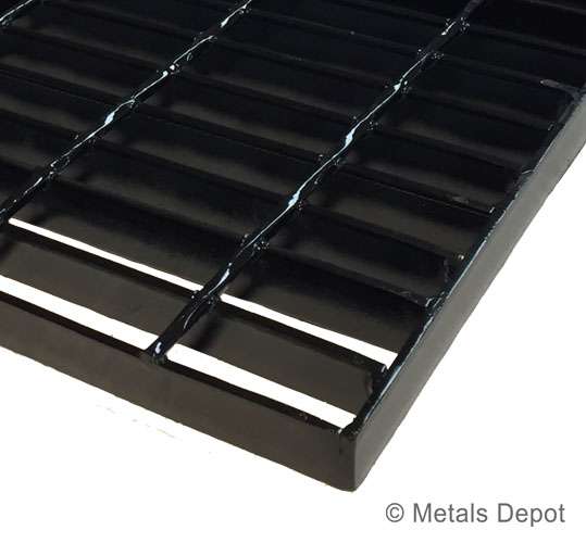 Metals Depot®  Steel Driveway Drain Grate - 1-1/2 x 8 inch