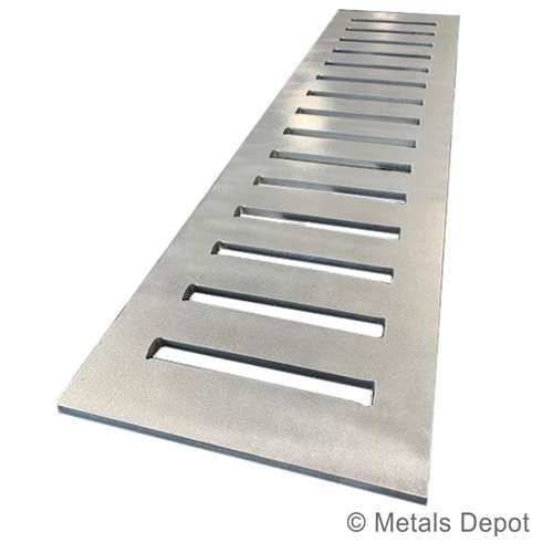 Metals Depot®  Grate Plates - Heavy Duty Steel Driveway & Road Grates